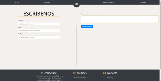 Contacto del prototipo