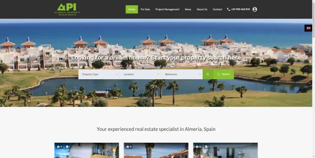 Portada histórica de Almería Property Investments