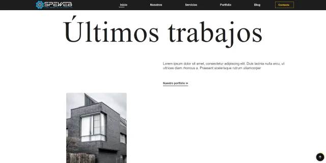 Portfolio de la versión histórica de Speweb